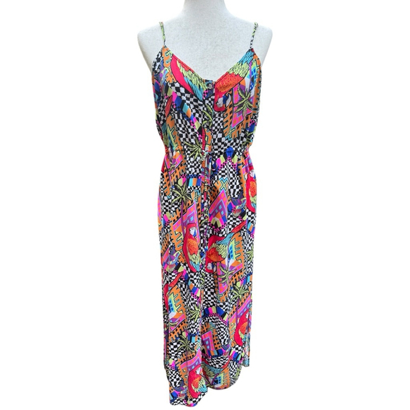 Mara Hoffman Dresses & Skirts - Mara Hoffman Swim Collection Parrot Print Midi Dress Size M – Tropical Festival